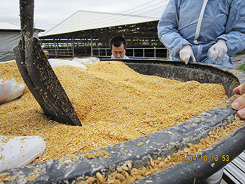 腐敗カビはまったくなかった。